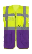 fluo yellow, purple
