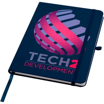 Teak notatnik A5 z twardą okładką z materiałów z recyklingu i stronami w linie (NPC-10601355)