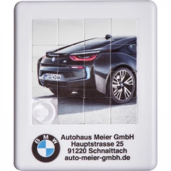 Gra puzzle przesuwane - biały - (NMC-50178-06)