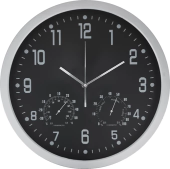 Zegar ścienny CrisMa - czarny - (NMC-41238-03)