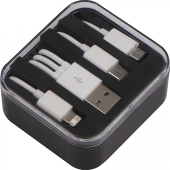 Kabel do ładowania 3w1 - czarny - (NMC-20784-03)