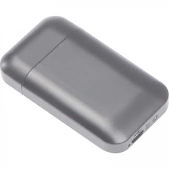 Zapalniczka z ładowaniem USB - srebrny - (NMC-90976-97)