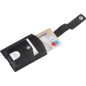 Etui na karty z ochroną RFID - czarny - (NMC-91385-03)