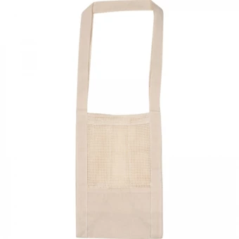 Torba bawełniana z siateczką 150 g/m2 - biały - (NMC-61831-06)