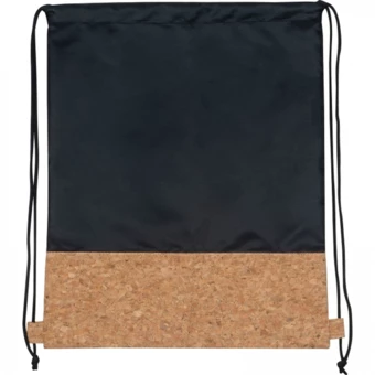 Cork bottom bag 210D - black - (NMC-62159-03)