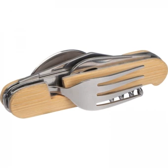 Sztućce turystyczne - beżowy - (NMC-83479-13)