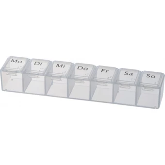 Pudełko na lekarstwa - przeźroczysty - (NMC-73896-66)