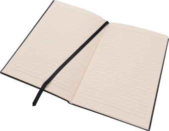 Notatnik A5 w linie - czarny - (NMC-24980-03)