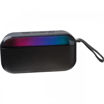 Głośnik bluetooth podświetlany LED - czarny - (NMC-35243-03)