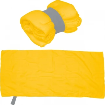 Mały ręcznik z mikrofibry - żółty - (NMC-74754-08)