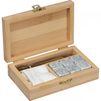 Granitowe kostki do drinków - beżowy - (NMC-84610-13)