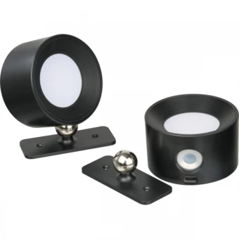 Lampy ścienne 2 szt. CrisMa - czarny - (NMC-94880-03)