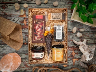 Zestaw prezentowy Zmysłowe Smaki - beżowy - (NMC-ZS0628-13)