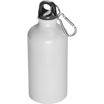Bidon metalowy z karabińczykiem 500 ml - biały - (NMC-60195-06)
