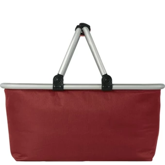 Kosz na zakupy BADEN-BADEN - czerwony - (NEG-0058-05)