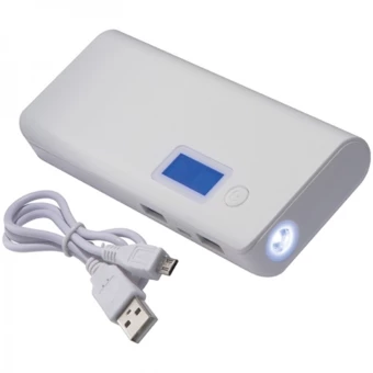 Power bank 10000 mAh STAFFORD - biały - (NEG-0518-06)