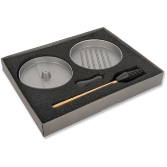 Forma do burgerów z pędzlem TEXAS - czarny - (NEG-0580-03)