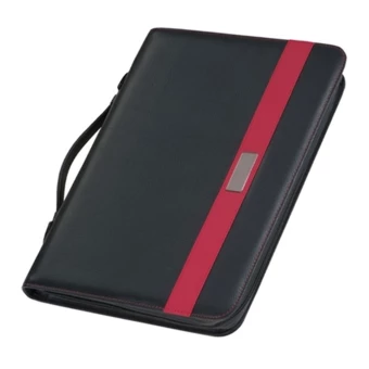 Folder A4 w linie MILWAUKEE - czarny - (NEG-0625-03)