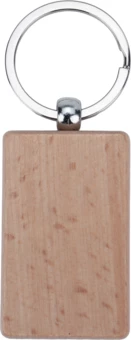 Brelok drewniany MASSACHUSETTS - brązowy - (NEG-0645-01)