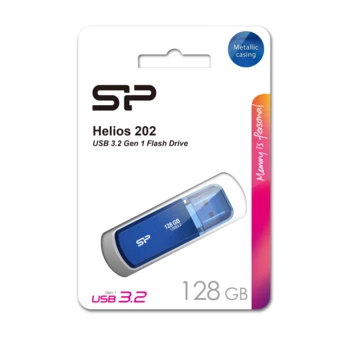 Pendrive Helios 202, 128GB 3.2 Gen 1 Silicon Power - blue - (NEG-EG833804- 128GB)