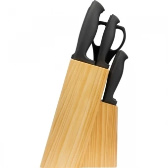 Zestaw noży kuchennych BERLIN - beżowy - (NEG-2987-13)