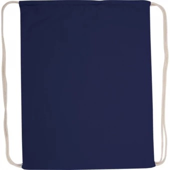 Cotton bag 140 g/m2 BUDAPEST - navy blue - (NEG-0024-44)