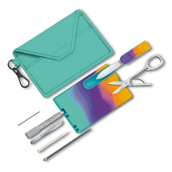 SwissCard Classic Sydney Style Victorinox - turkusowy - (NEG-07100E222-mc)