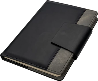 Notes A5 w linie ASUNCION - ciemnoszary - (NEG-4229-77)