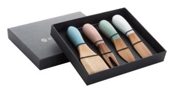 Boursin zestaw noży do sera - wielokolorowy (NAD-AP800389)