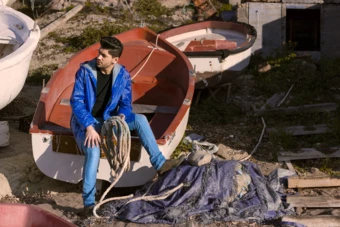 Mariner płaszcz przeciwdeszczowy - niebieski (NAD-AP741687-06_XL-XXL)