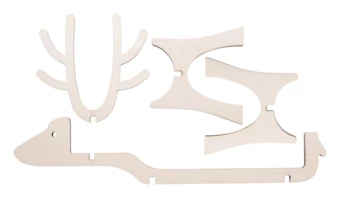 Kelkka stojak na wino - naturalny (NAD-AP718782)