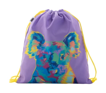 CreaDraw Kids RPET personalizowany worek ze sznurkami dla dzieci - żółty (NAD-AP716414-02)