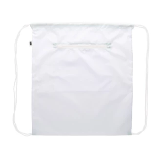 CreaDraw RFID RPET personalizowany worek ze sznurkami - biały (NAD-AP716465-01)