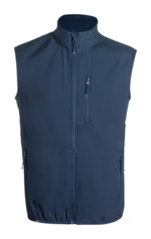 Shelles RPET softshell vest - dark blue (NAD-AP722394-06A_S)
