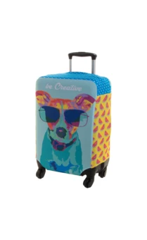BagSave S Personalizowany pokrowiec na walizkę - biały (NAD-AP716531)