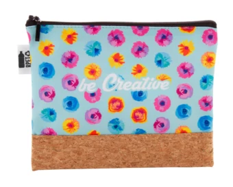 CreaBeauty Cork M RPET personalizowana kosmetyczka - czarny (NAD-AP716588-10)