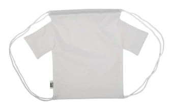 CreaDraw T Kids RPET personalizowany worek ze sznurkami dla dzieci - biały (NAD-AP716553-01)