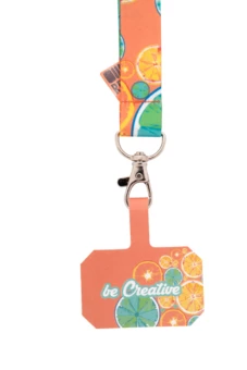 SuboFob Mobile RPET personalizowany pasek na nadgarstek do telefonu RPET - biały (NAD-AP716690)