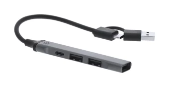 Zlip USB hub - srebrny (NAD-AP735513-21)