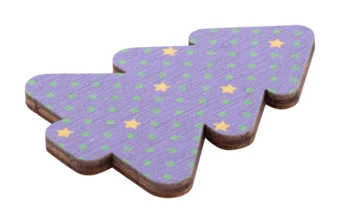 Woofri Xmas personalizowany magnes na lodówkę z motywem świątecznym - naturalny (NAD-AP716795-A)