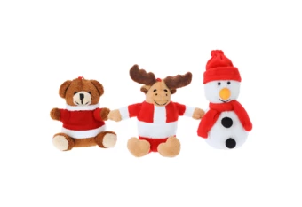 Velin świąteczna zabawka pluszowa, renifer - wielokolorowy (NAD-AP735452-A)