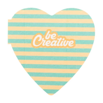 CreaStick Seed Heart personalizowane karteczki samoprzylepne - biały (NAD-AP716825)