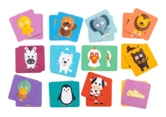 Minimor personalizowana gra memory - biały (NAD-AP716859-A)