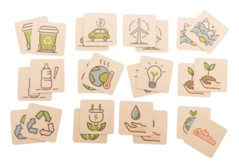 Minimor Eco personalizowana gra memory - naturalny (NAD-AP716861-C)