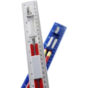 Linijka, 2 ołówki, temperówka, gumka (NAX-V6125-02)