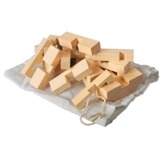 Układanka logiczna Cube, ecru (NPB-R08820)