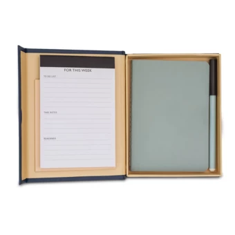 Notes i planner w upominkowym pudełku Kampa, granatowy (NPB-R73648.42)