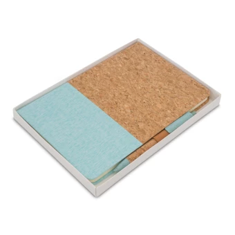 Zestaw z notesem Tossa, zielony (NPB-R64259.05)