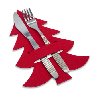 Filcowe kieszonki na sztućce Tweegy, czerwony (NPB-X08871.08)