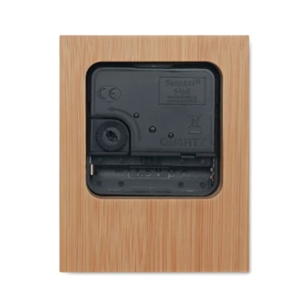 Bambusowy zegar stołowy - CLAMBU (NMO-MO2353-40)